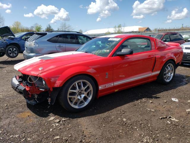 1ZVHT88S275278326 - 2007 FORD MUSTANG SHELBY GT500 RED photo 1