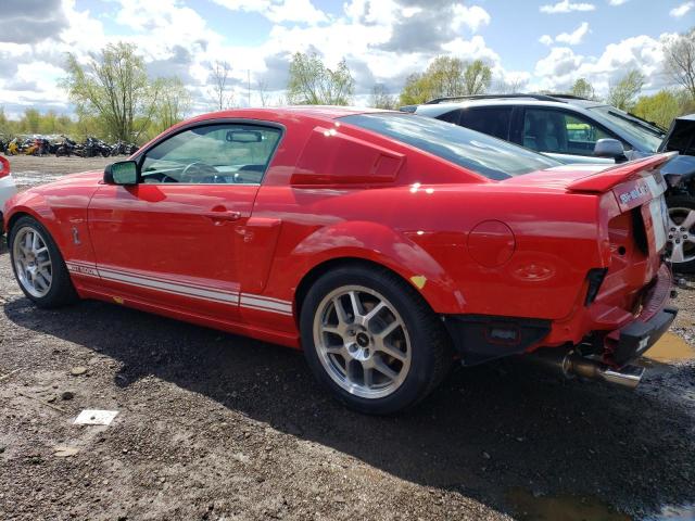 1ZVHT88S275278326 - 2007 FORD MUSTANG SHELBY GT500 RED photo 2