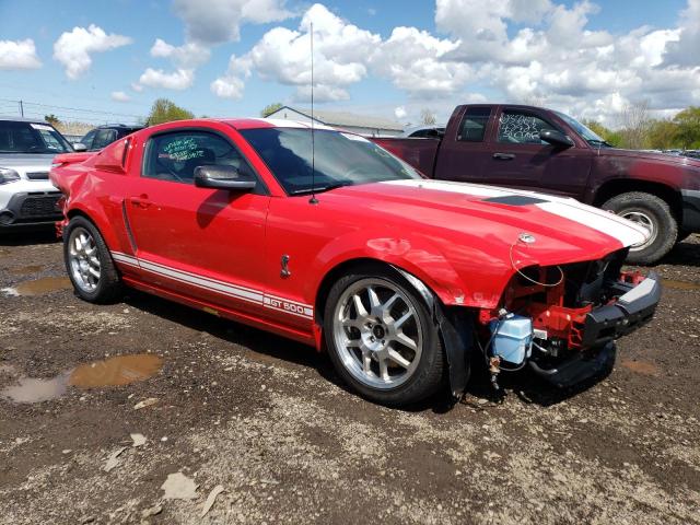 1ZVHT88S275278326 - 2007 FORD MUSTANG SHELBY GT500 RED photo 4