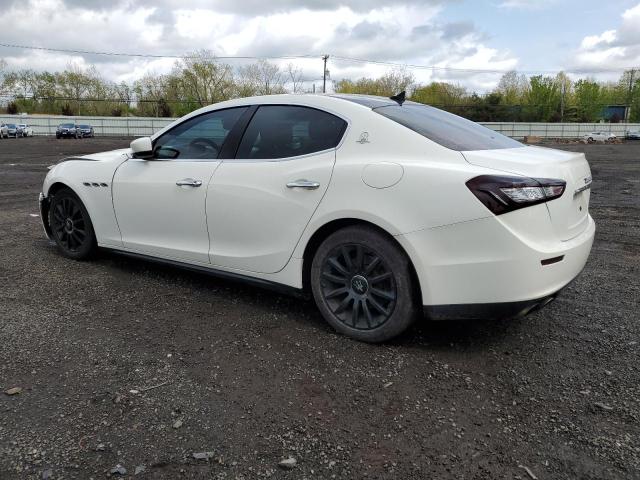 ZAM57XSAXE1086446 - 2014 MASERATI GHIBLI WHITE photo 2