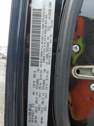 1C6RR6LT9KS539205 - 2019 RAM 1500 CLASS SLT შავი ფოტო 12