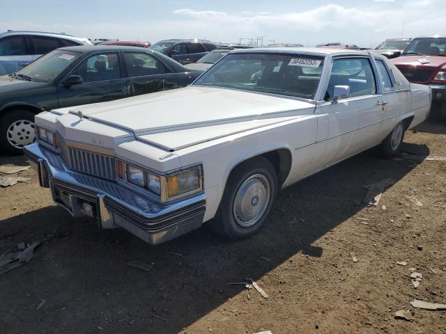 6D47S8Q264595 - 1978 CADILLAC COUPE DEVI WHITE photo 1