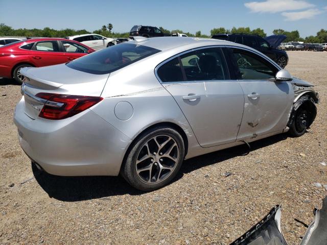 2G4GL5EX1H9106382 - 2017 BUICK REGAL SPORT TOURING SILVER photo 3