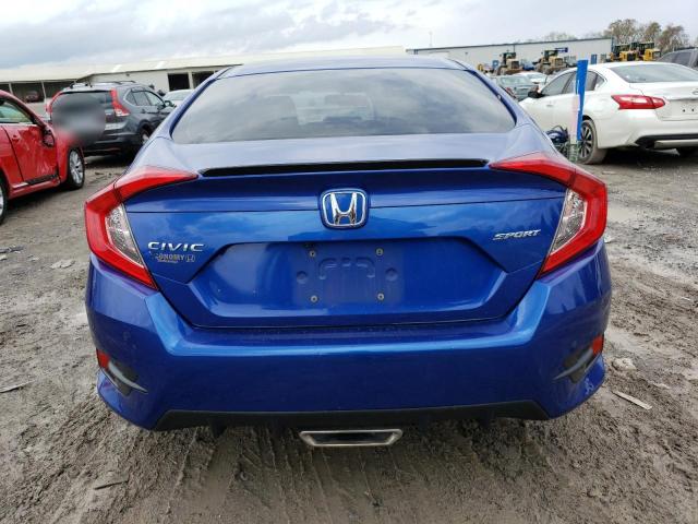 2HGFC2F88LH527621 - 2020 HONDA CIVIC SPORT BLUE photo 6