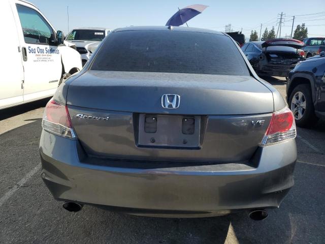 1HGCP36818A015945 - 2008 HONDA ACCORD EXL GRAY photo 6