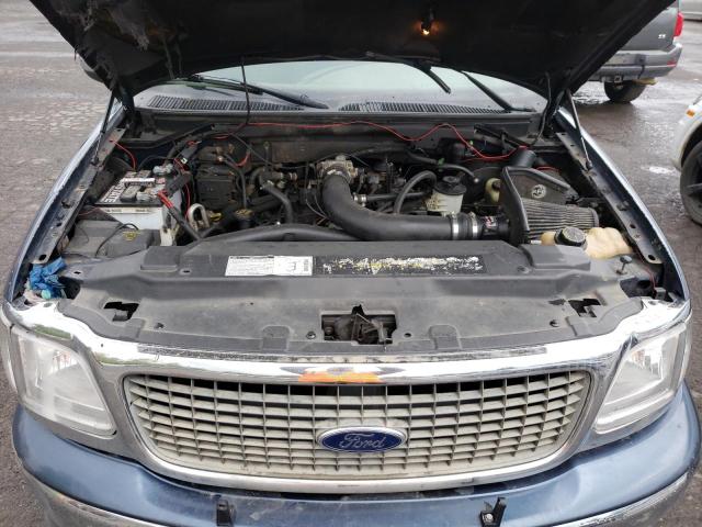 1FMPU16L51LB20883 - 2001 FORD EXPEDITION XLT BLUE photo 12