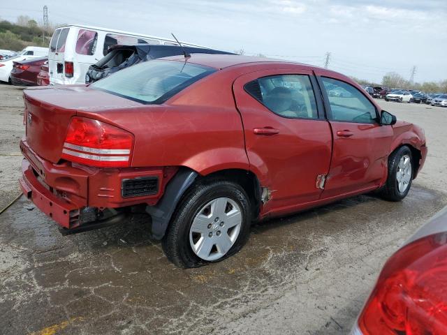 1B3LC46K98N594799 - 2008 DODGE AVENGER SE RED photo 3