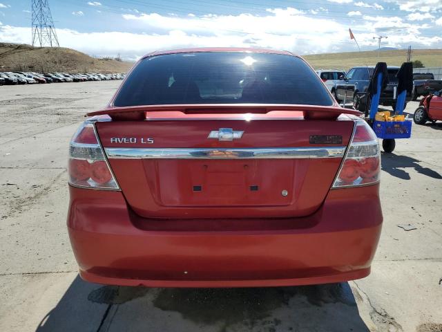 KL1TD56698B038974 - 2008 CHEVROLET AVEO BASE 红色 照片 6