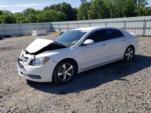 1G1ZC5EU8CF374311 - 2012 CHEVROLET MALIBU 1LT WHITE photo 1