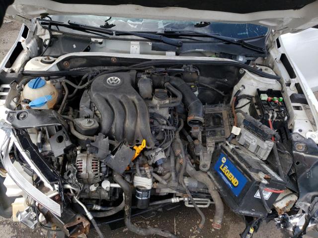 3VW1K7AJ7CM381701 - 2012 VOLKSWAGEN JETTA BASE 白色 照片 11