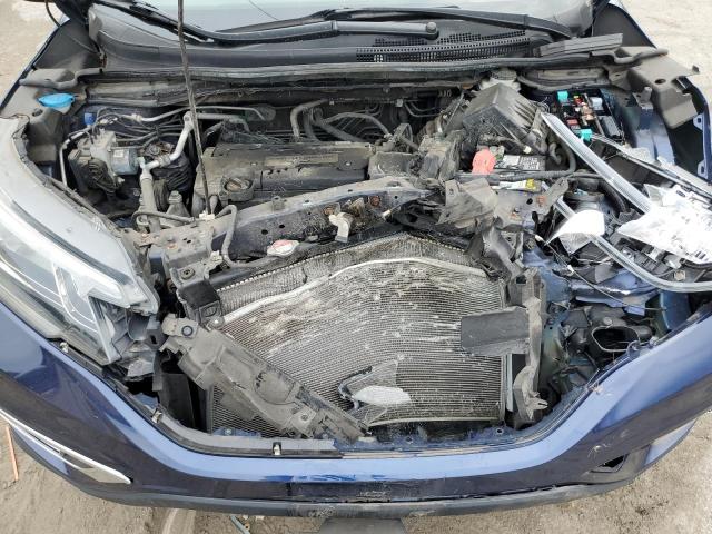 2HKRM4H55FH664874 - 2015 HONDA CR-V EX BLUE photo 11