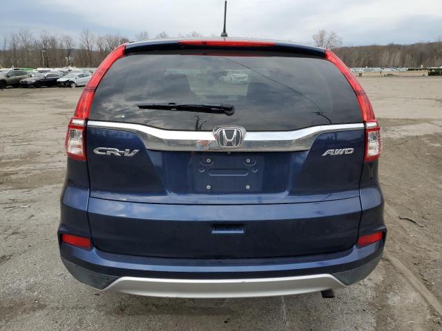 2HKRM4H55FH664874 - 2015 HONDA CR-V EX BLUE photo 6