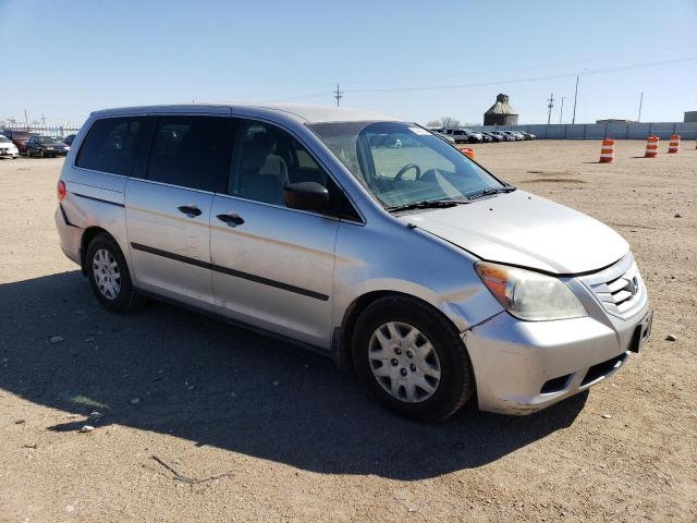 5FNRL3H29AB020868 - 2010 HONDA ODYSSEY LX SILVER photo 4