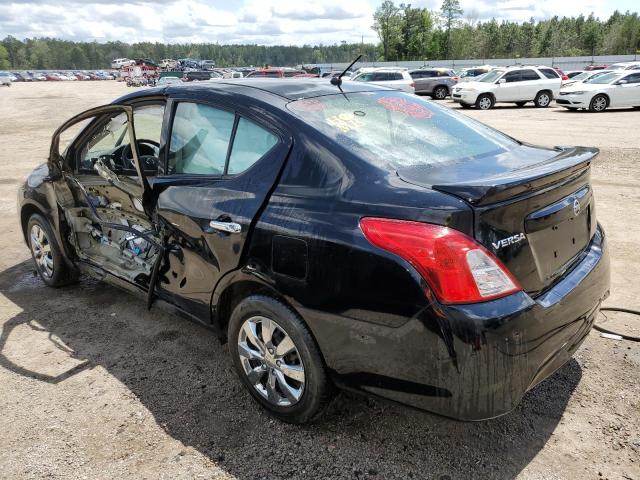 3N1CN7AP4JL815232 - 2018 NISSAN VERSA S BLACK photo 2