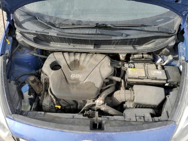 KNADN4A32F6422566 - 2015 KIA RIO EX BLUE photo 11