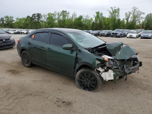 5YFBURHEXEP089056 - 2014 TOYOTA COROLLA L GREEN photo 4