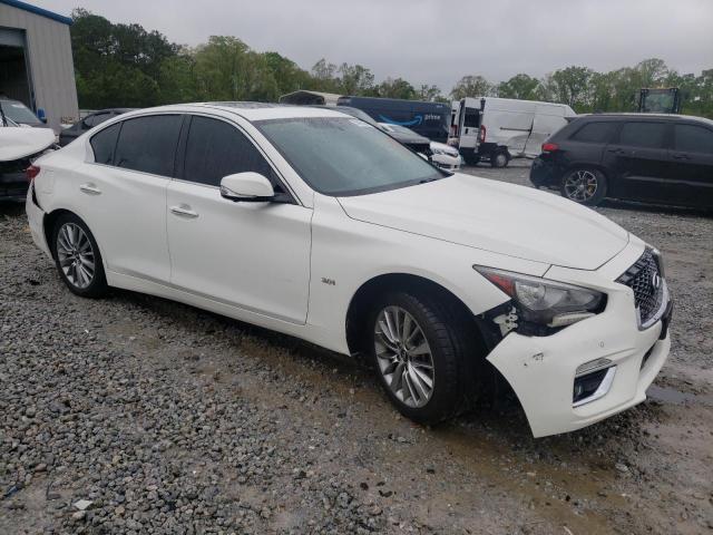 JN1EV7AP4JM366990 - 2018 INFINITI Q50 LUXE WHITE photo 4