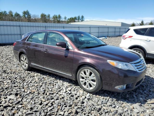 4T1BK3DB0BU424074 - 2011 TOYOTA AVALON BASE MAROON photo 4