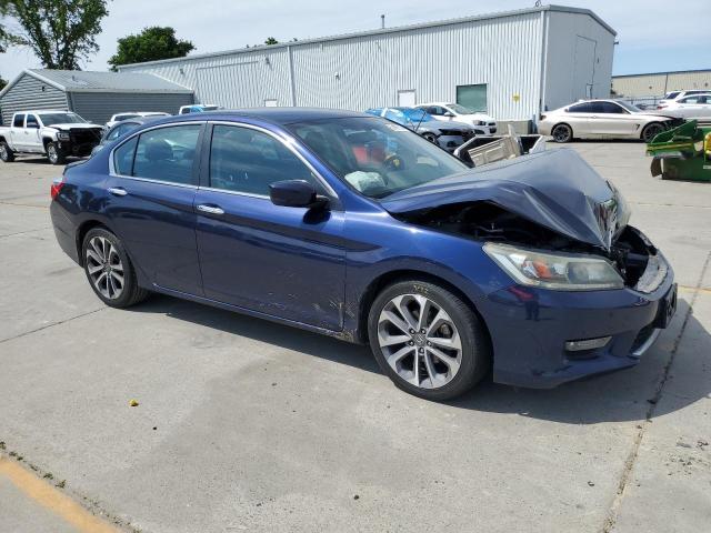 1HGCR2F59EA146787 - 2014 HONDA ACCORD SPORT BLUE photo 4