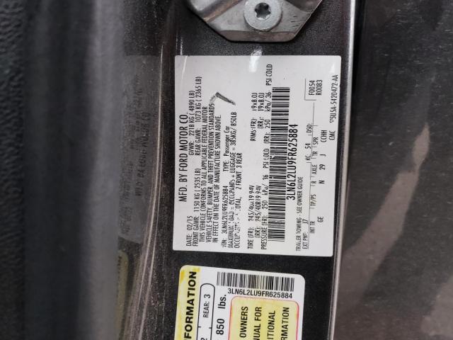 3LN6L2LU9FR625884 - 2015 LINCOLN MKZ HYBRID GRAY photo 12