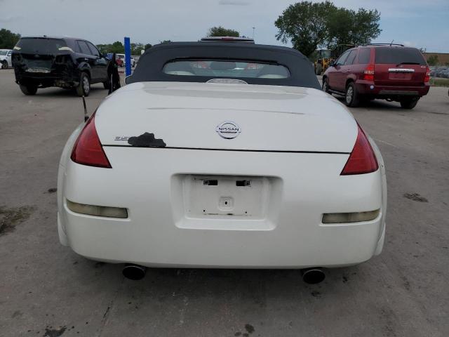 JN1AZ36A15M754345 - 2005 NISSAN 350Z ROADSTER WHITE photo 6