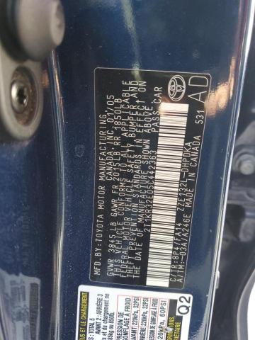 2T1KR32E05C442363 - 2005 TOYOTA COROLLA MA XR BLUE photo 12