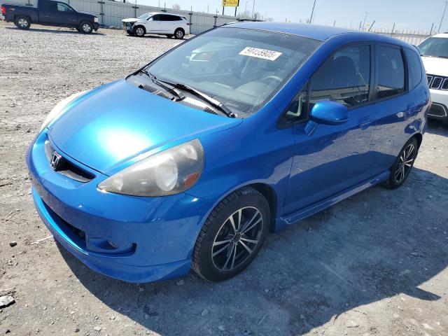 JHMGD37687S048728 - 2007 HONDA FIT S 蓝色 照片 1