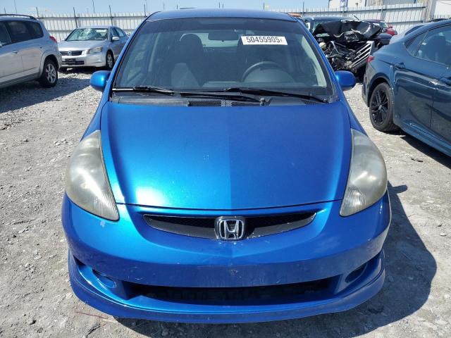 JHMGD37687S048728 - 2007 HONDA FIT S 蓝色 照片 5