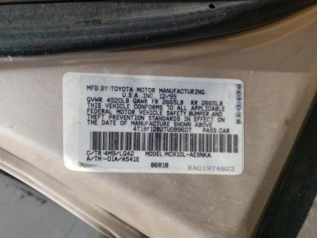 4T1BF12B2TU089607 - 1996 TOYOTA AVALON XL TAN photo 10