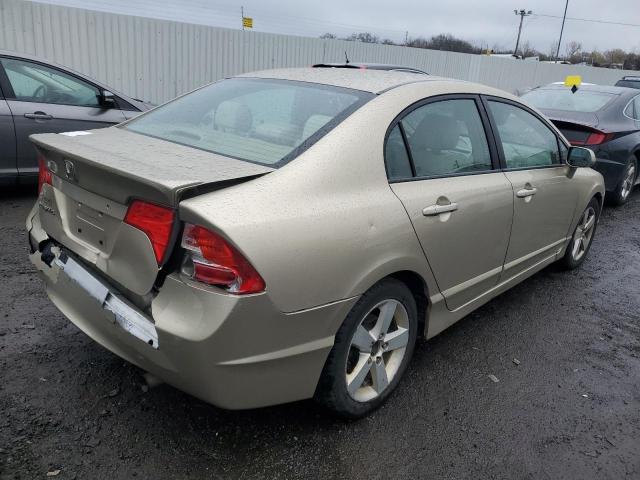 1HGFA16847L094159 - 2007 HONDA CIVIC EX GOLD photo 3