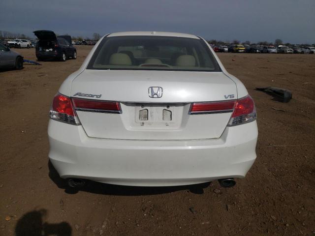 1HGCP3F88BA032779 - 2011 HONDA ACCORD EXL WHITE photo 6