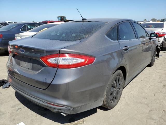 3FA6P0G73DR269095 - 2013 FORD FUSION S GRAY photo 3