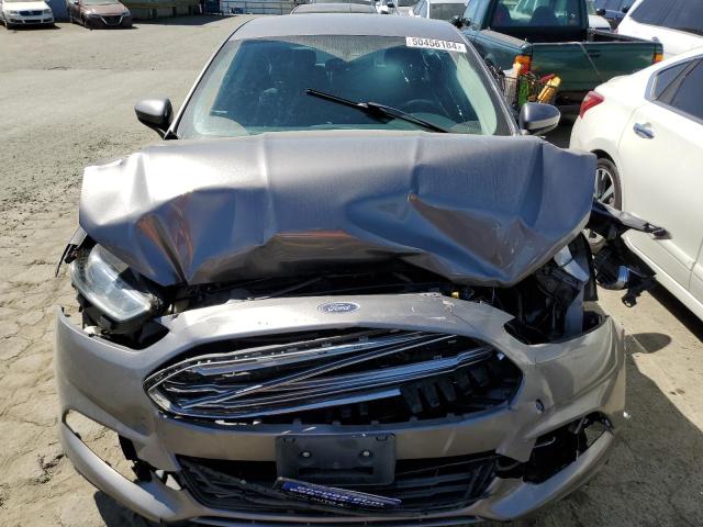 3FA6P0G73DR269095 - 2013 FORD FUSION S GRAY photo 5