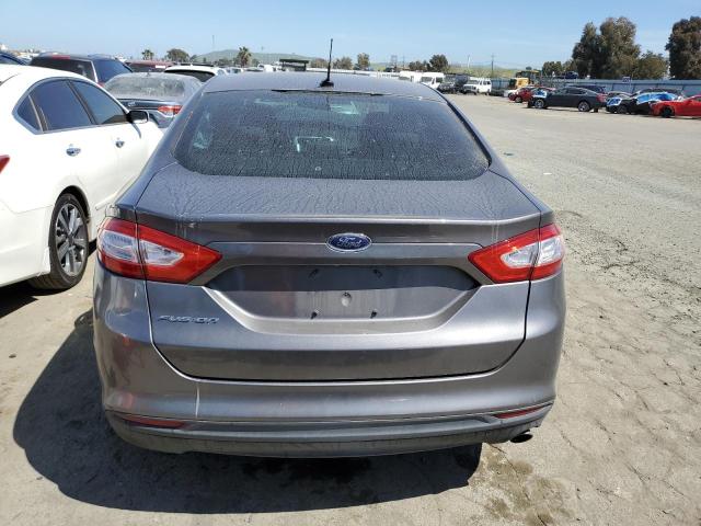 3FA6P0G73DR269095 - 2013 FORD FUSION S GRAY photo 6