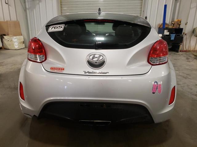 KMHTC6AD1FU229521 - 2015 HYUNDAI VELOSTER SILVER photo 6