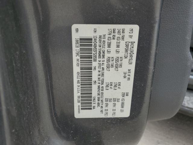 1D4HD48N55F528588 - 2006 DODGE DURANGO SLT GRAY photo 13