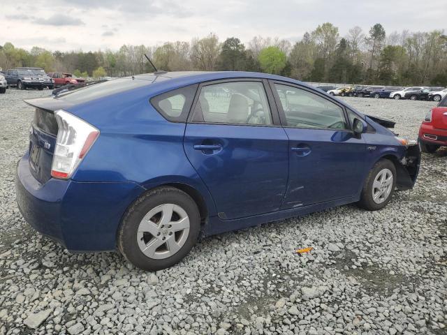 JTDKN3DUXB5335975 - 2011 TOYOTA PRIUS BLUE photo 3