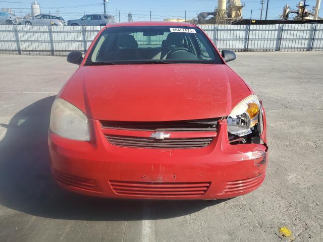 1G1AK55F377209851 - 2007 CHEVROLET COBALT LS RED photo 5