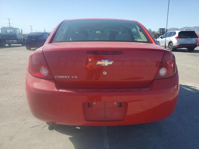 1G1AK55F377209851 - 2007 CHEVROLET COBALT LS RED photo 6