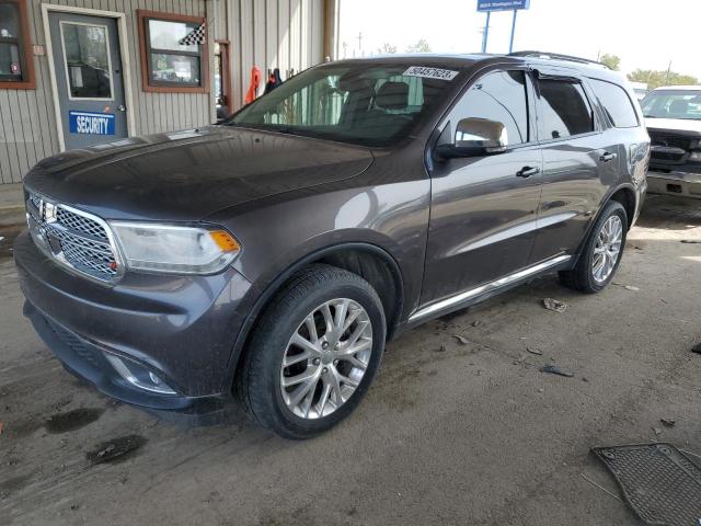 1C4RDJEG6EC598110 - 2014 DODGE DURANGO CITADEL GRAY photo 1