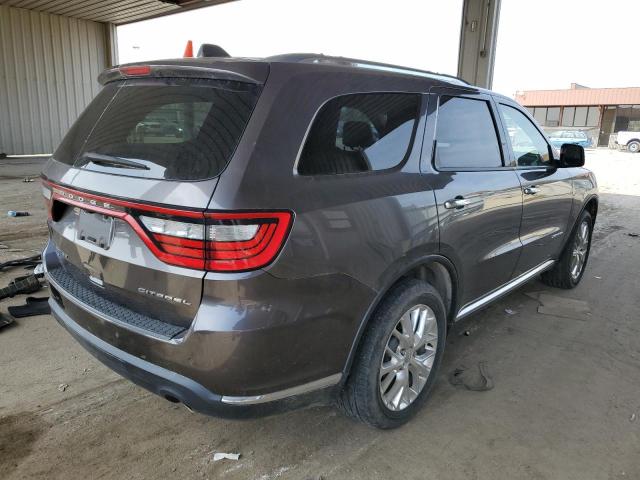 1C4RDJEG6EC598110 - 2014 DODGE DURANGO CITADEL GRAY photo 3