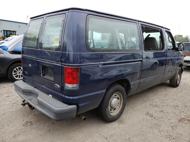 1FMRE11W45HB19059 - 2005 FORD ECONOLINE E150 WAGON BLUE photo 3