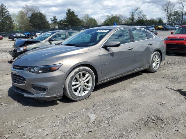 1G1ZE5ST4HF186317 - 2017 CHEVROLET MALIBU LT GRAY photo 1