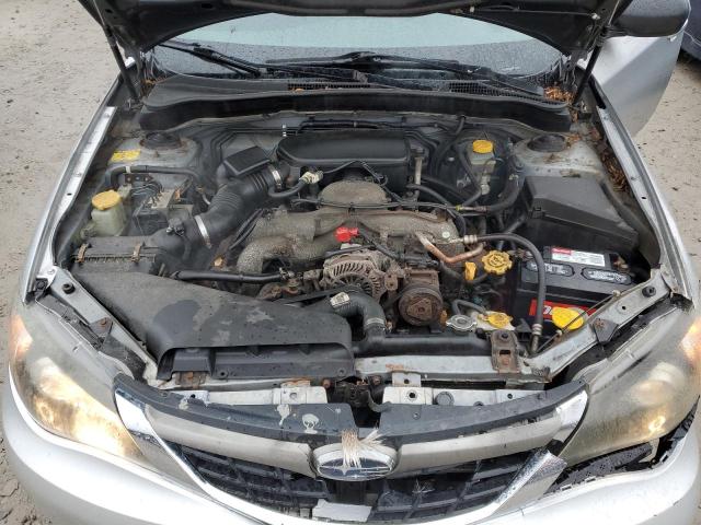 JF1GE61658H510384 - 2008 SUBARU IMPREZA 2.5I GRAY photo 11