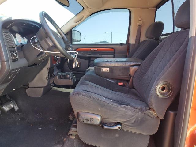 1D7HU16D65J587108 - 2005 DODGE RAM 1500 ST ORANGE photo 7