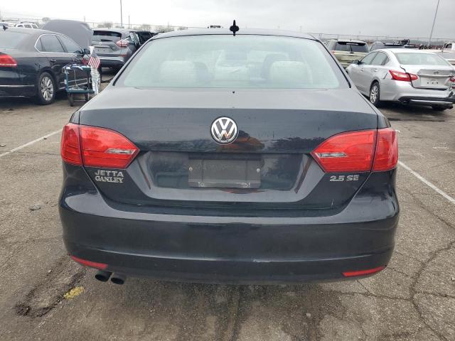 3VWDX7AJ9CM346009 - 2012 VOLKSWAGEN JETTA SE BLACK photo 6