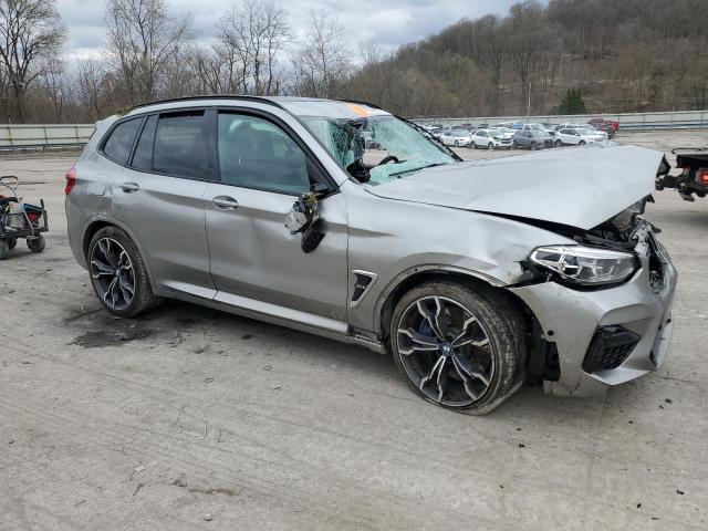 5YMTS0C08L9B09870 - 2020 BMW X3 M COMPETITION SILVER photo 4