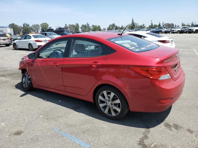 KMHCU4AE3DU298539 - 2013 HYUNDAI ACCENT GLS RED photo 2