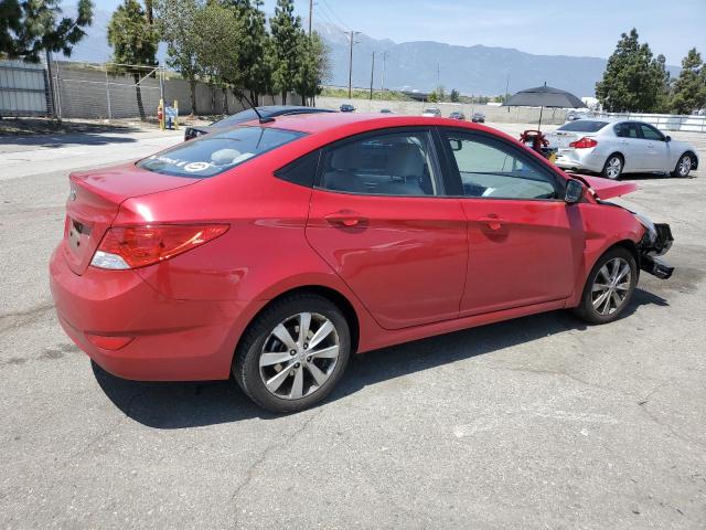 KMHCU4AE3DU298539 - 2013 HYUNDAI ACCENT GLS RED photo 3