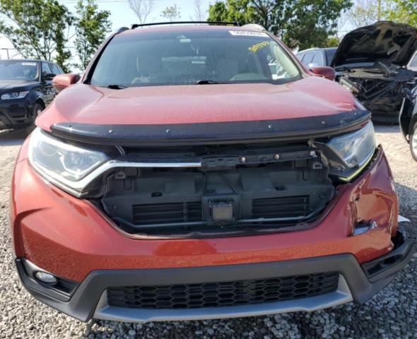 5J6RW1H50HL017980 - 2017 HONDA CR-V EX RED photo 5